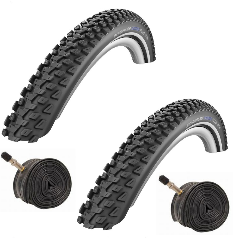 Schwalbe Marathon plus MTB 29 x 225 Bike tyres Optional Tubes Cyclemania